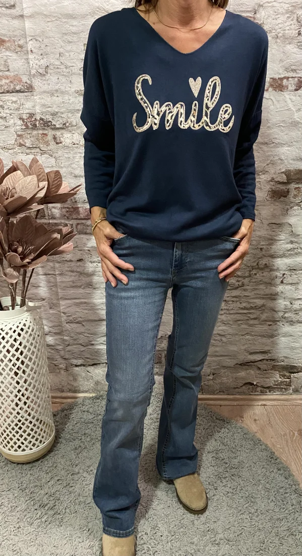 Pull smile manche longue polaire | Jus de coco 