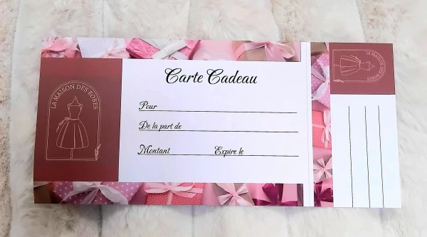 Chèque cadeau  | La maison des robes 