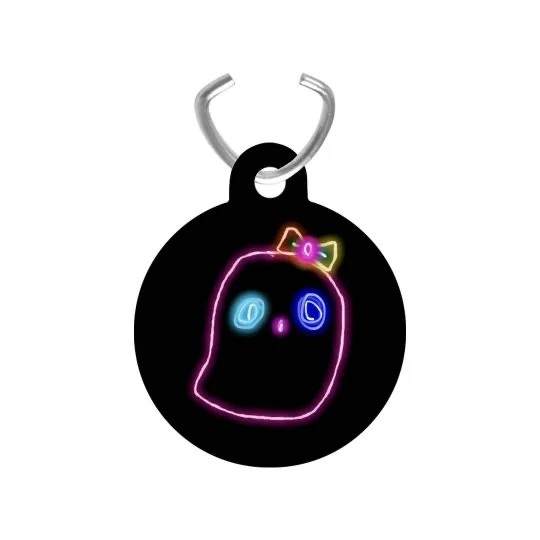 💠NFT NEON BLOOP 3💠 ALUMINUM CHARM | 💠 ℕ𝔽𝕋 𝕄𝕖𝕣𝕔𝕙 💠
