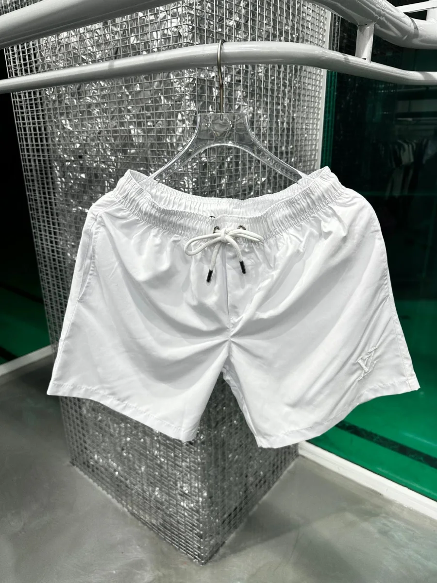 Louis Vuitton Swimm Shorts White | MASSIMOLUXURYOUTLET