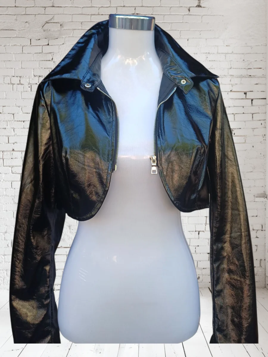 Giubbino corto in Vernice | Bellissima Store