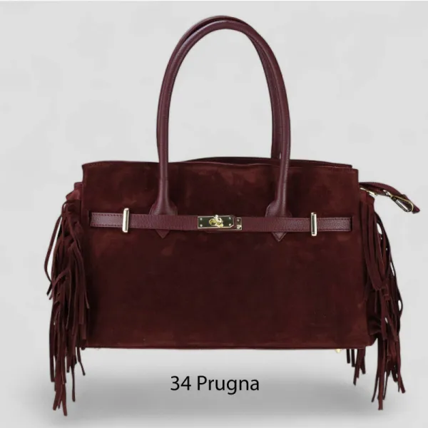 6069 - Borsa in camoscio  | Carvin Bags