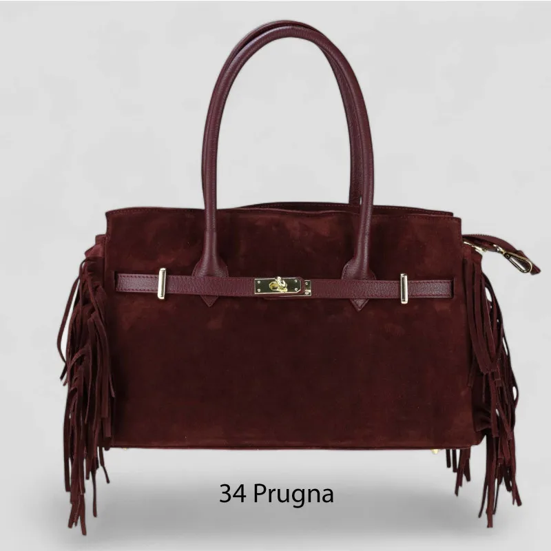 6069 - Borsa in camoscio  | Carvin Bags