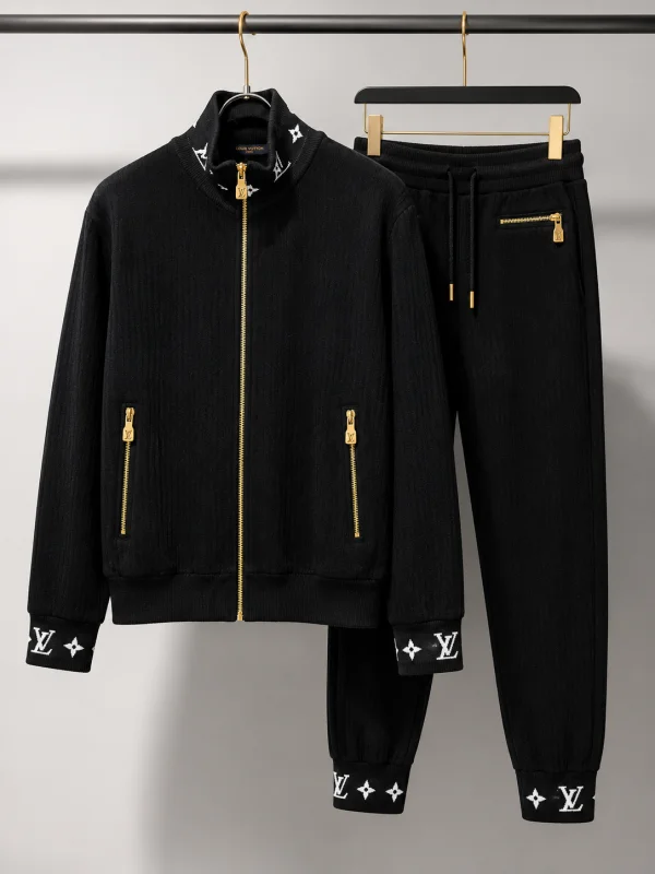 Louis Vuitton Tracksuit Black Monogram  | 