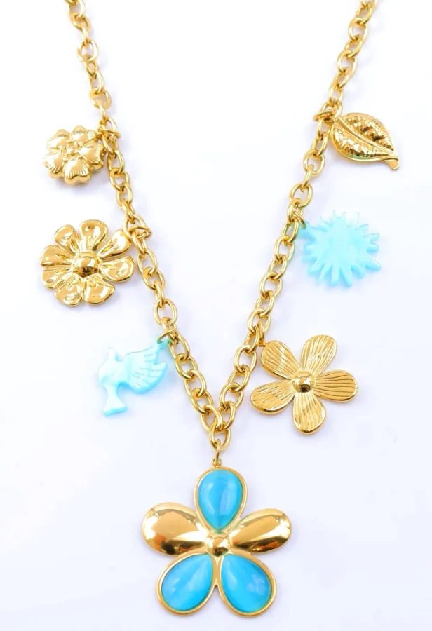 Collier Lilia bleu  | Carry shop 
