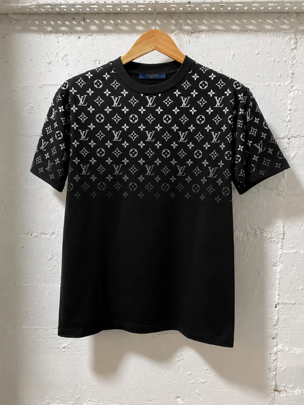 Louis Vuitton T-Shirt Gradient Cotton Black | 
