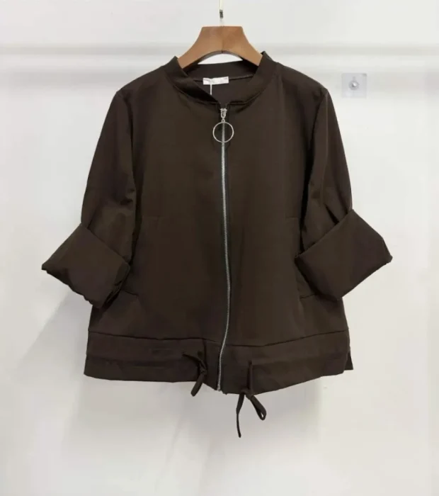 Veste zip coton 2 poches | Jus de coco