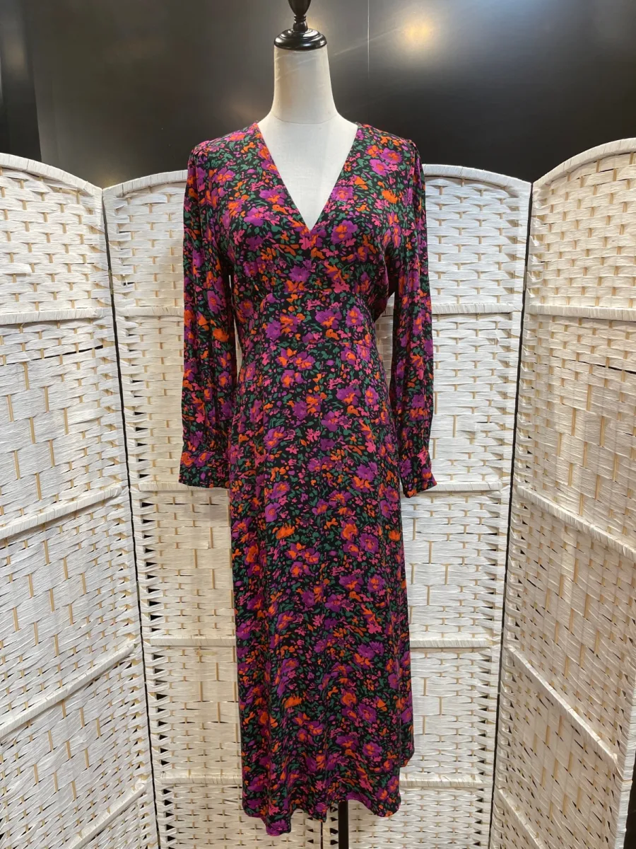 Robe portefeuille fleurie | Deal Only One