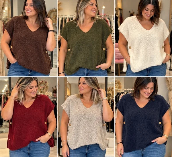 pull sans manche | Boutique Manon création
