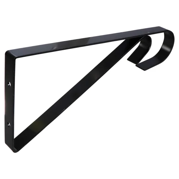 Garden Collection Black Metal Hanging Plant Brackets, 9x5.25 in. | Home & Kitchen Delights