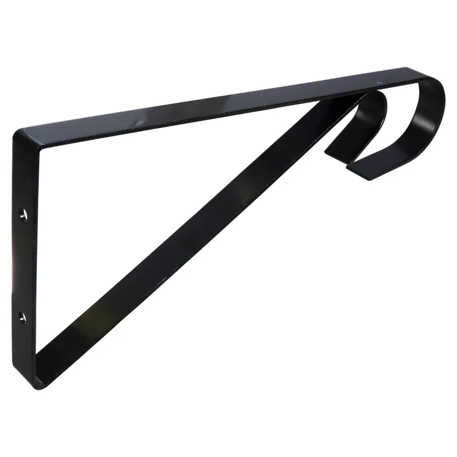 Garden Collection Black Metal Hanging Plant Brackets, 9x5.25 in. | Home & Kitchen Delights