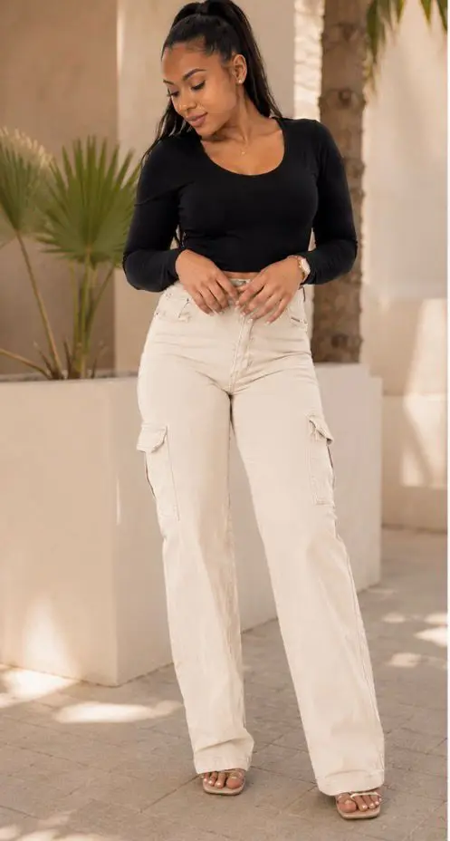 Jeans cargo | Pink Corner 974