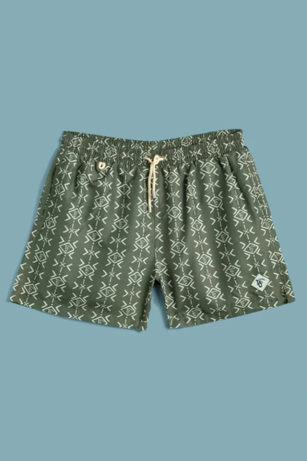 Calção de Banho Cozumel Salvia La Garrocha 802  | Definne