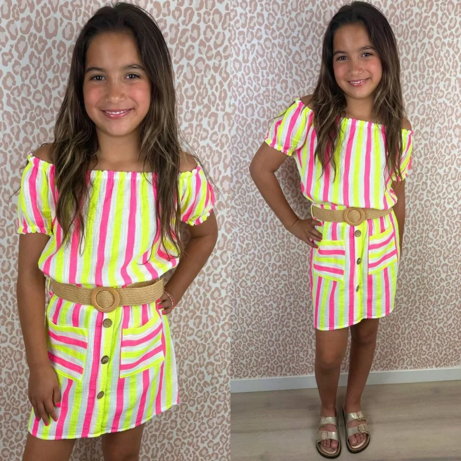 Ensemble fluo pink yellow  | Lena in Love 
