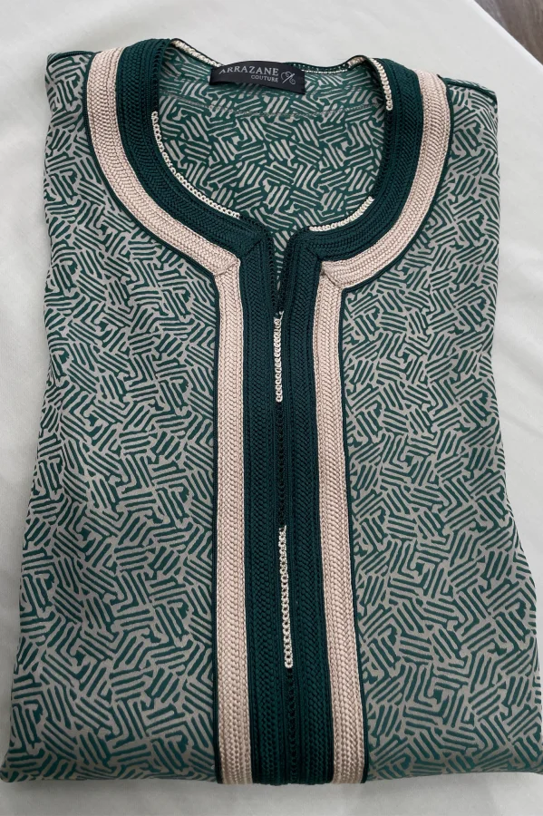 Caftan Kamkha Sfifa Vert Royal | CasaZaz