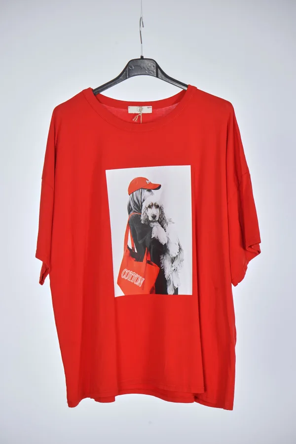 Camiseta COTTON DOG | COBRE