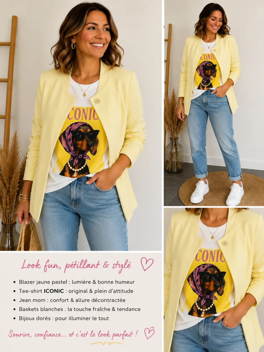 Tee shirt " MORIS" 36 au 46  | Les Chics Filles by Sab 