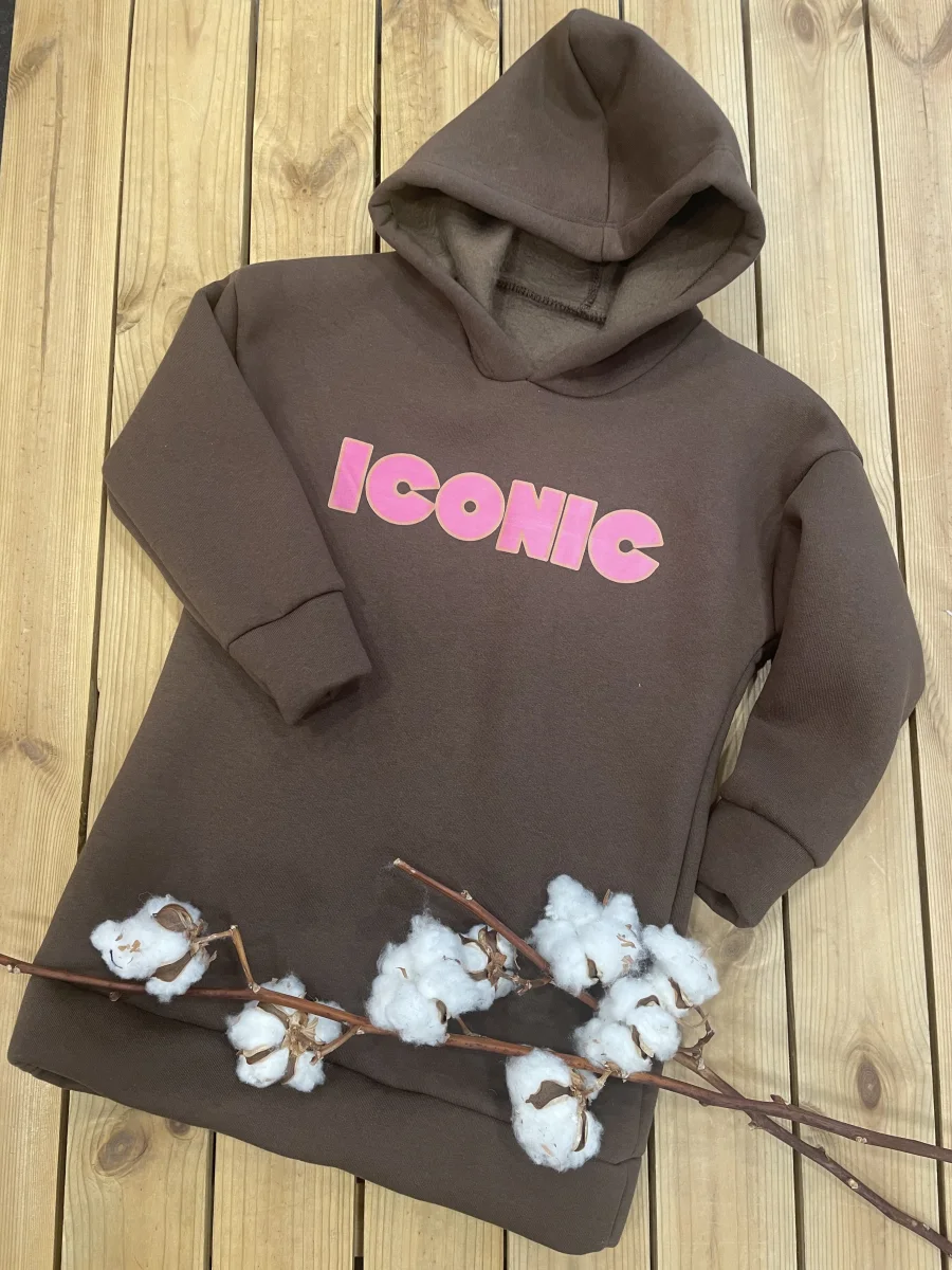 Robe sweat Iconic Brune | Lena in Love 