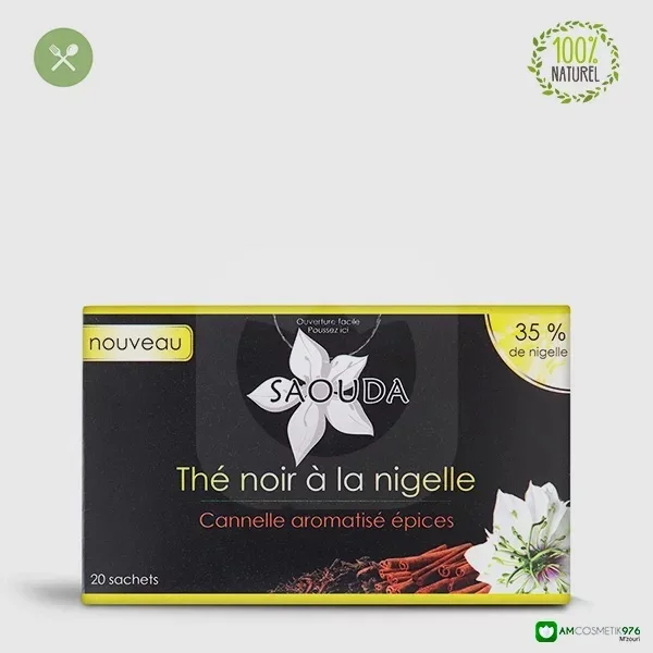 THÉ NOIR À LA NIGELLE – SAOUDA | AMCOSMETIK