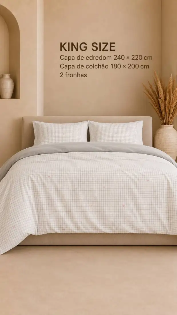 Jogo de Cama King Size | Bloom