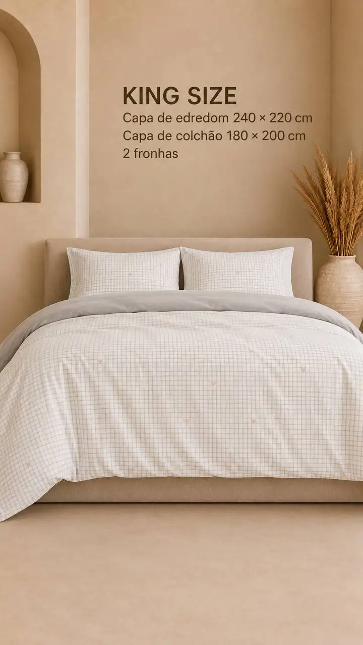 Jogo de Cama King Size | Bloom