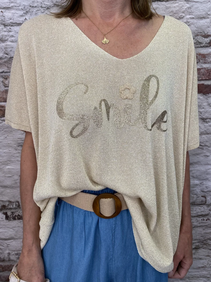 Top doré smile | Jus de coco 