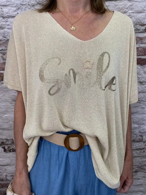 Top doré smile | Jus de coco 