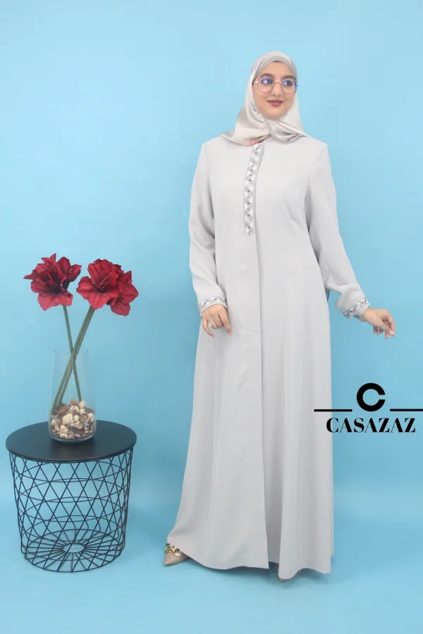 Abaya points de croix  | CasaZaz
