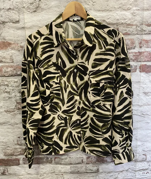 Chemise feuillages | Jus de coco 