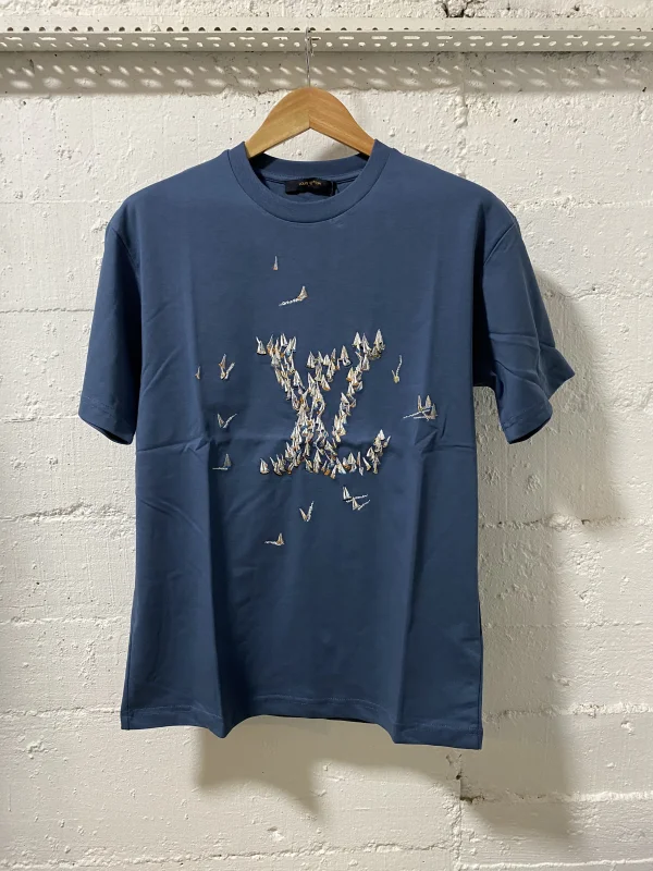 Louis Vuitton T-Shirt Navy Blue  | MASSIMOLUXURYOUTLET