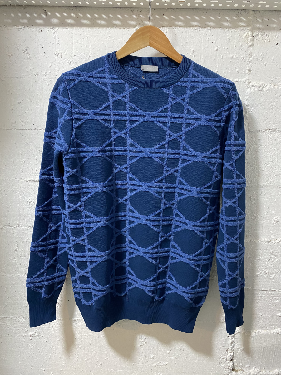 Christian Dior Paris Sueter Dark Blue | MASSIMOLUXURYOUTLET