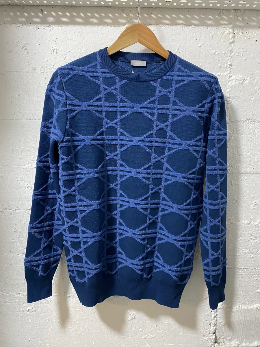 Christian Dior Paris Sueter Dark Blue | MASSIMOLUXURYOUTLET