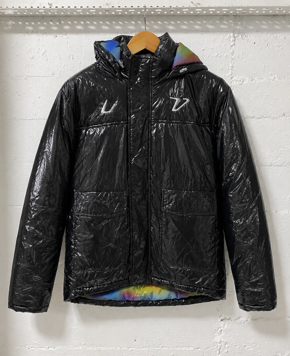 Louis Vuitton Jacket 2054 Futuristic Padded In Glossy Black | 