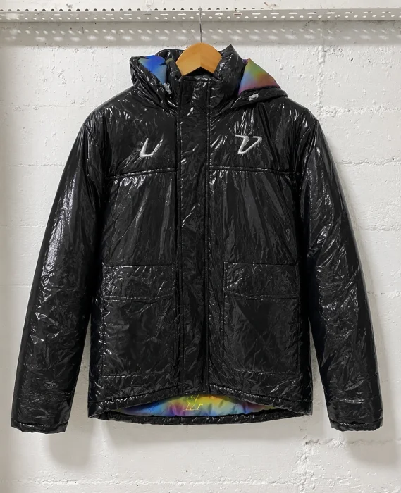 Louis Vuitton Jacket 2054 Futuristic Padded In Glossy Black | 