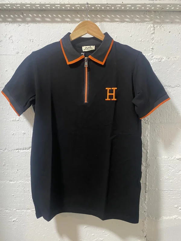 Hermes Paris Zip Up Sweatshirt Black | MASSIMOLUXURYOUTLET