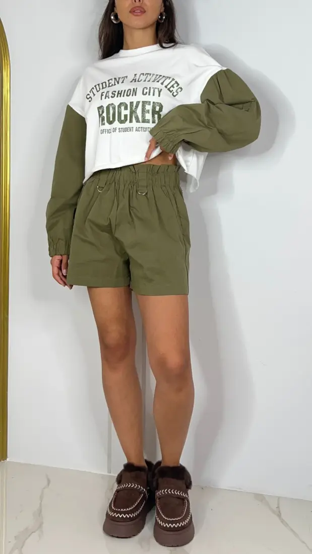 Coordinato felpa e shorts  | ELIS MODA