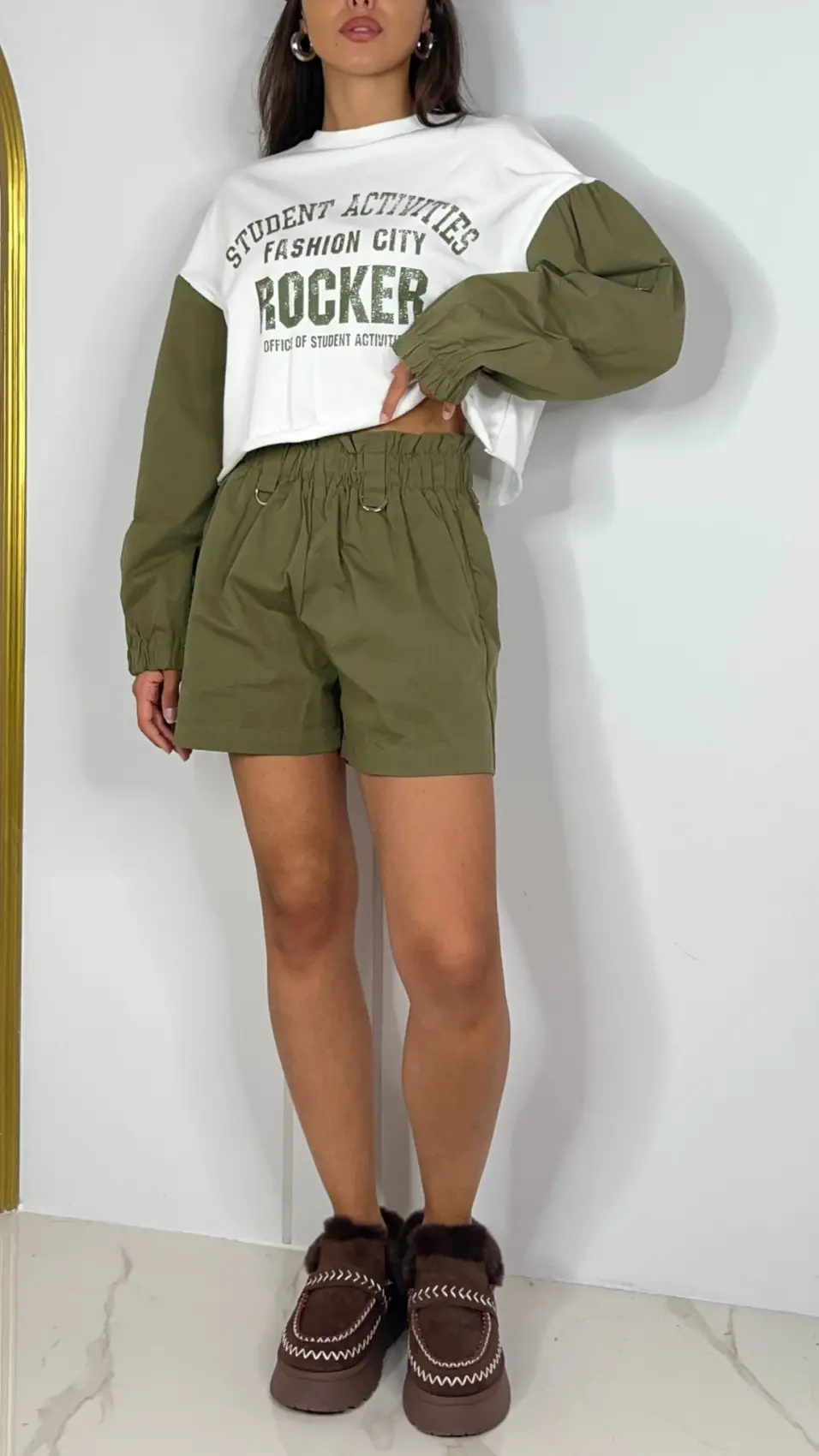 Coordinato felpa e shorts  | ELIS MODA