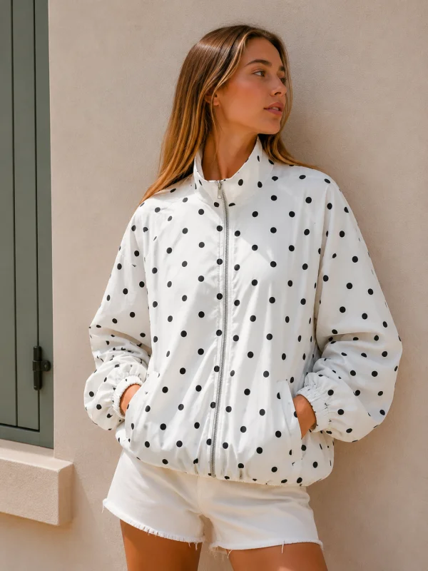 Polka  Zip Jacket | Salsa Color