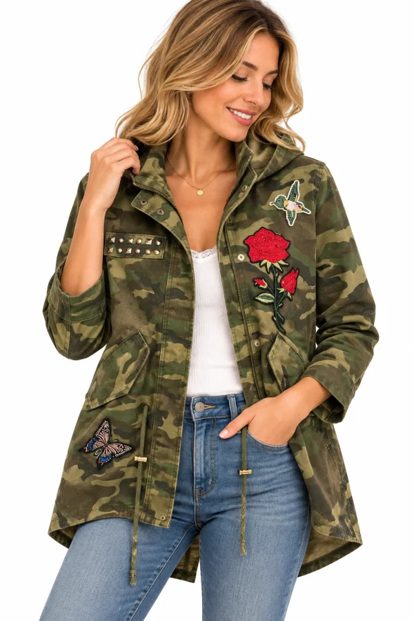 Veste camouflage | Jus de coco