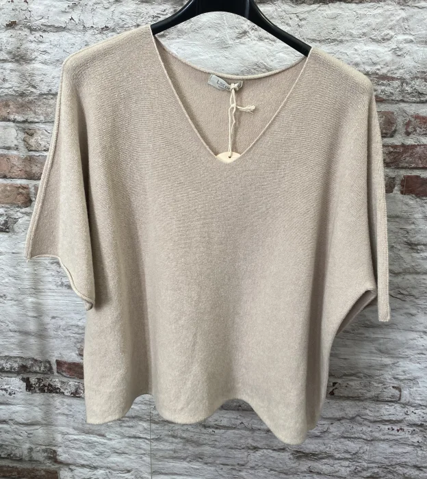 Pull doux manche courte | Jus de coco