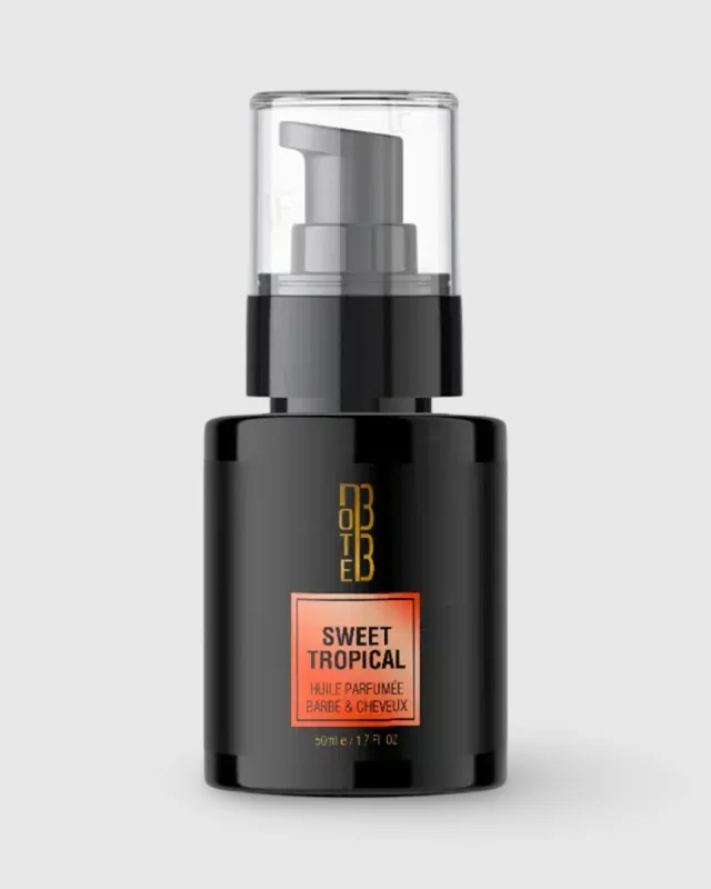 HUILE PARFUMÉE BARBE ET CHEVEUX SWEET TROPICAL 50ML – NOTE 33 | AMCOSMETIK