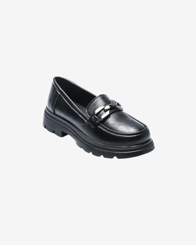 Mocassins Noirs Athina - Confort & Style Chic | Dîna Shop'