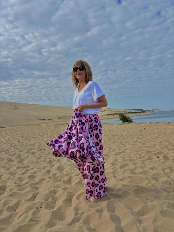 Pantalon Leo Rose  | Les Bohémiennes Biganos