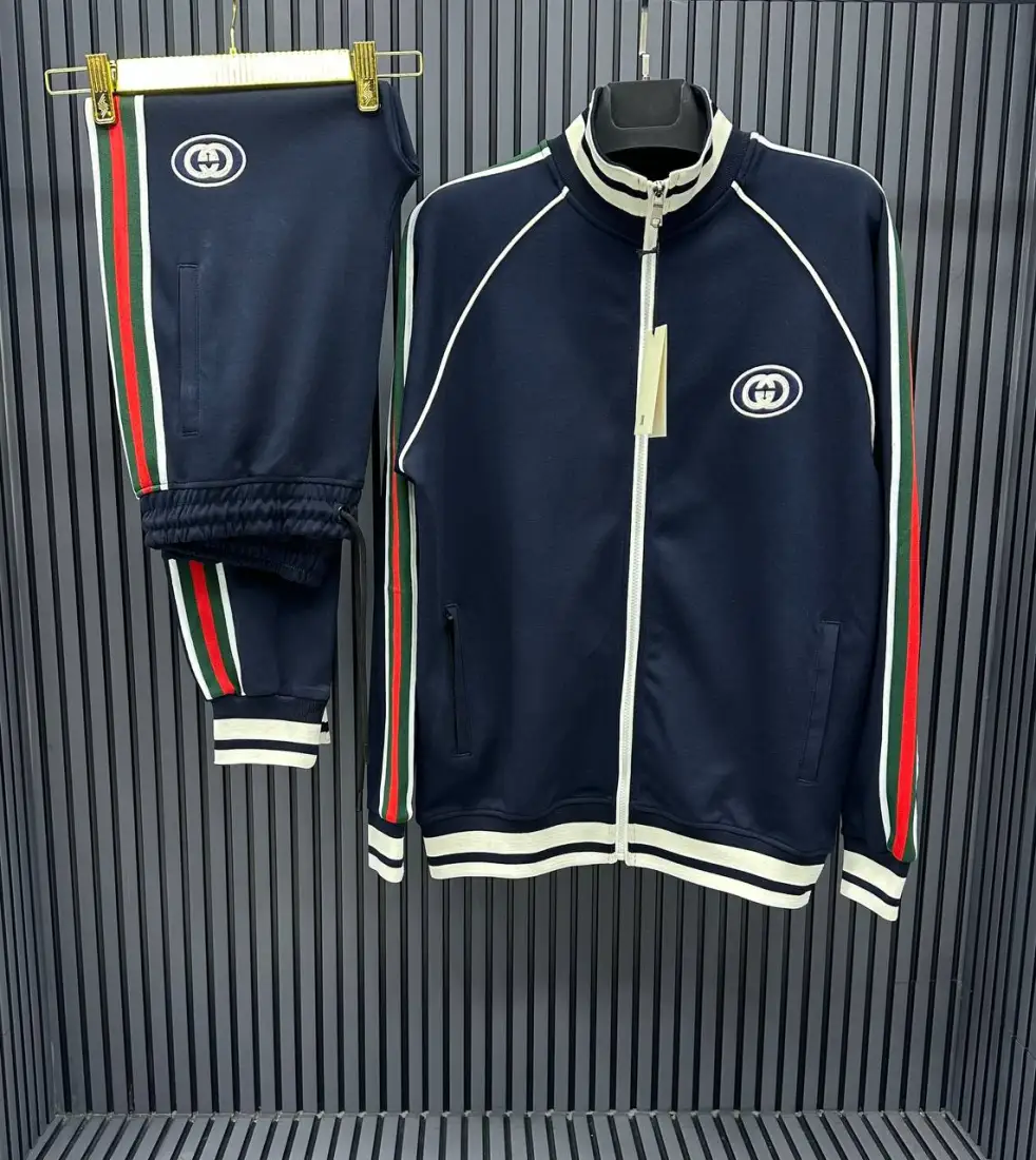 Gucci Firenze 1921 Tracksuit Dark Blue | MASSIMOLUXURYOUTLET