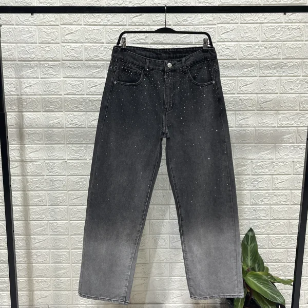JEANS BAGGY A STRASS | STYLISH PARIS