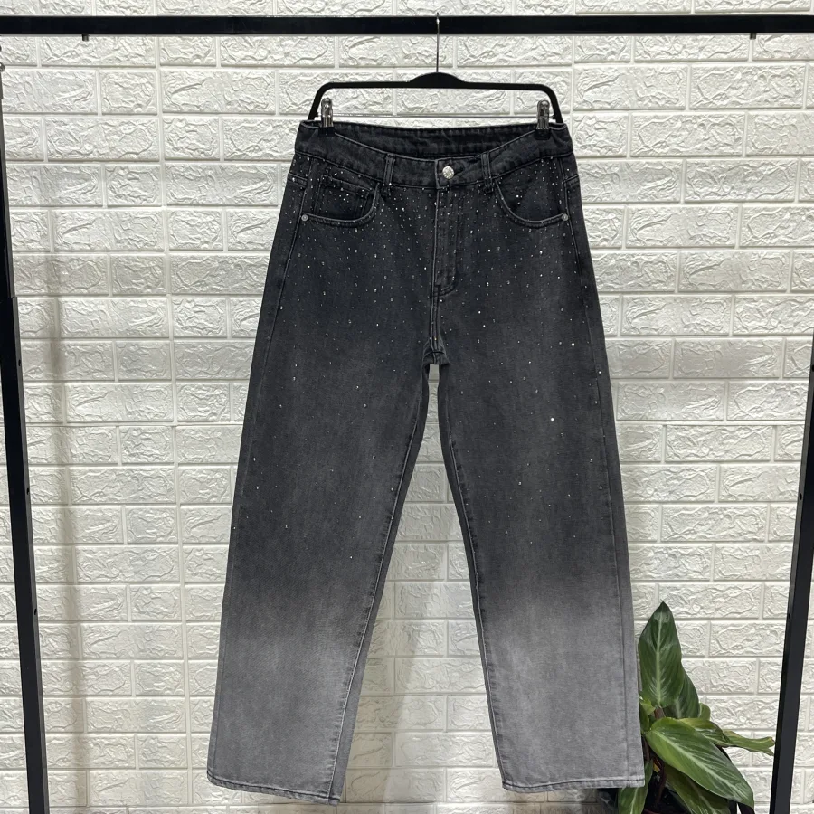 JEANS BAGGY A STRASS | STYLISH PARIS