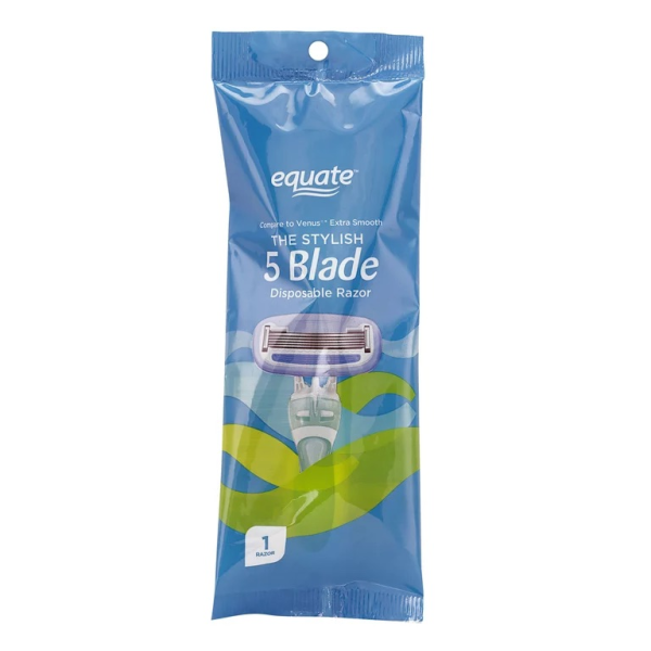 Equate Women's 5 Blade Disposable 1 Count | Hit-The-Stage Pharmacy