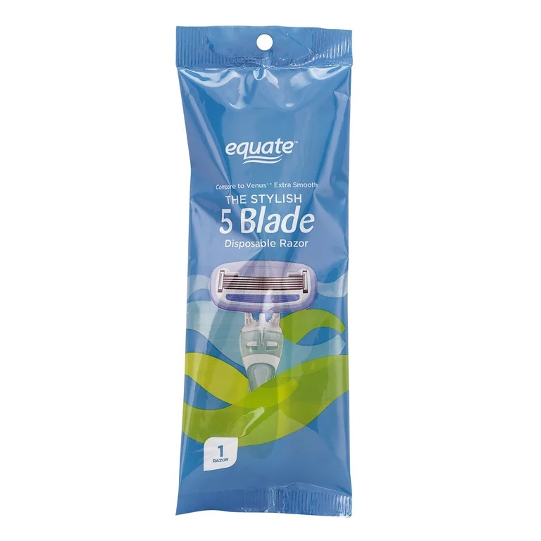 Equate Women's 5 Blade Disposable 1 Count | Hit-The-Stage Pharmacy