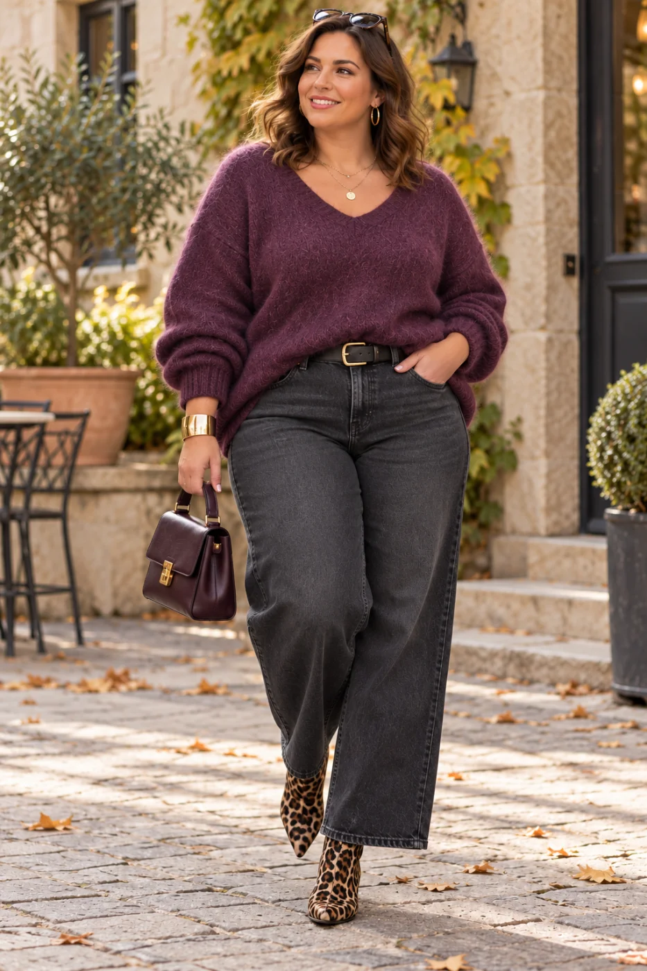 Pull " amalia" lie de vin 38 au 52 | Les Chics Filles by Sab