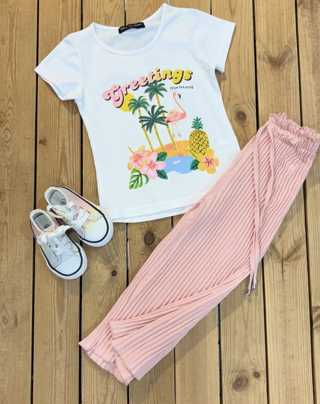 Pantalon fluide rode pale  | Lena in Love 